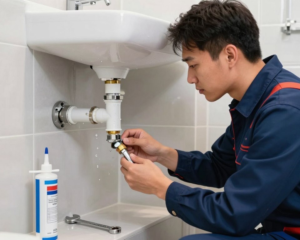 perbaikan pipa bocor